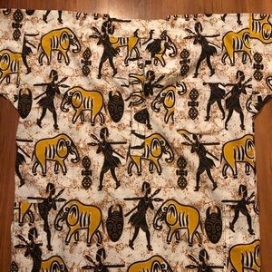 Men’s Graphic Dashiki style Shirt XL
